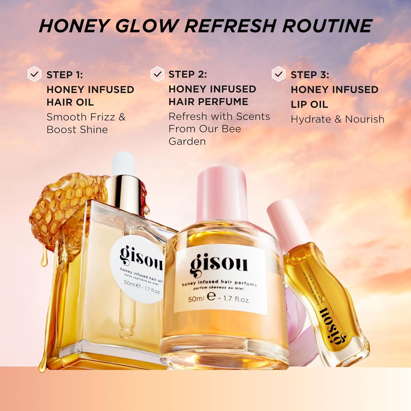 Gisou Honey Infused Hydrating Lip Oil