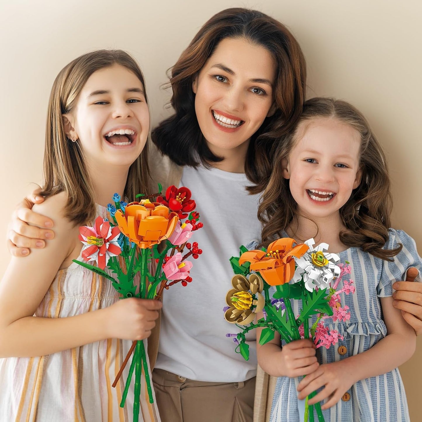 Flower Bouquet Advent Calendar Building Blocks – Christmas Countdown Blind Box