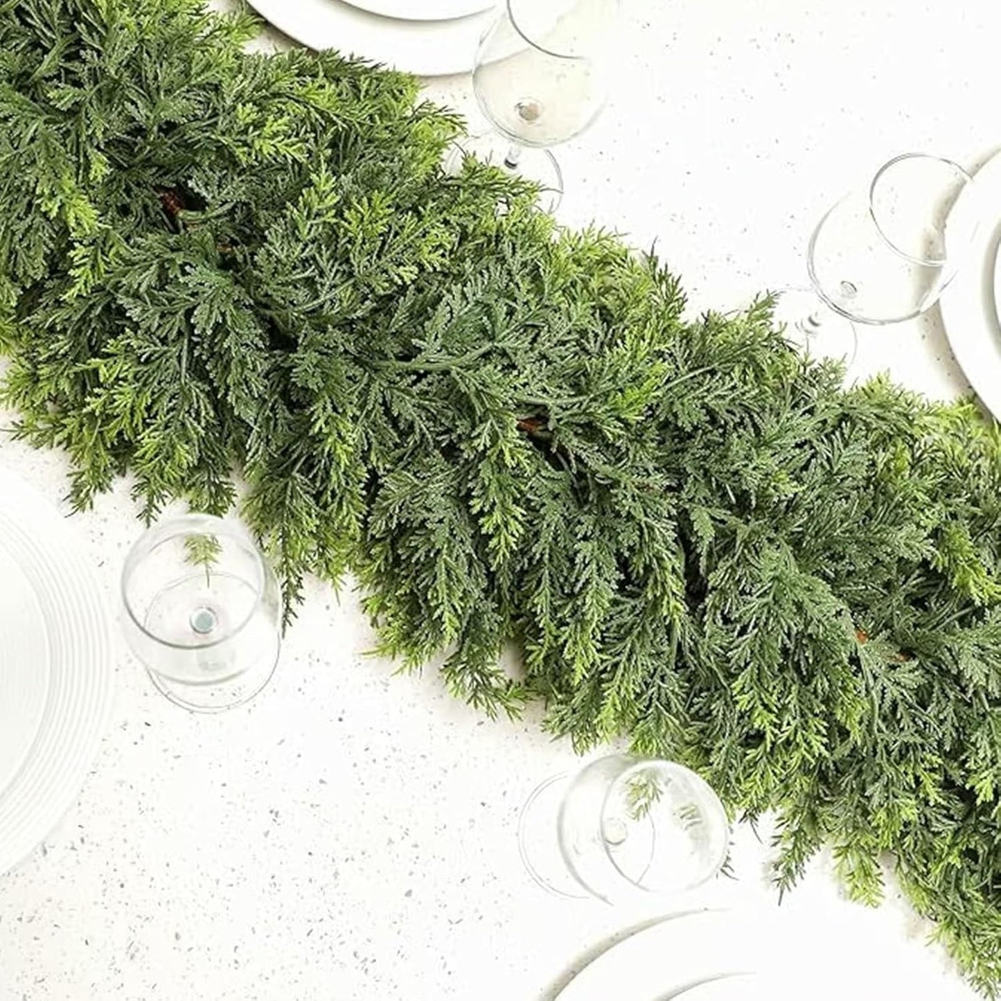 2025 Christmas Artificial Cedar Garland🎄(71In)