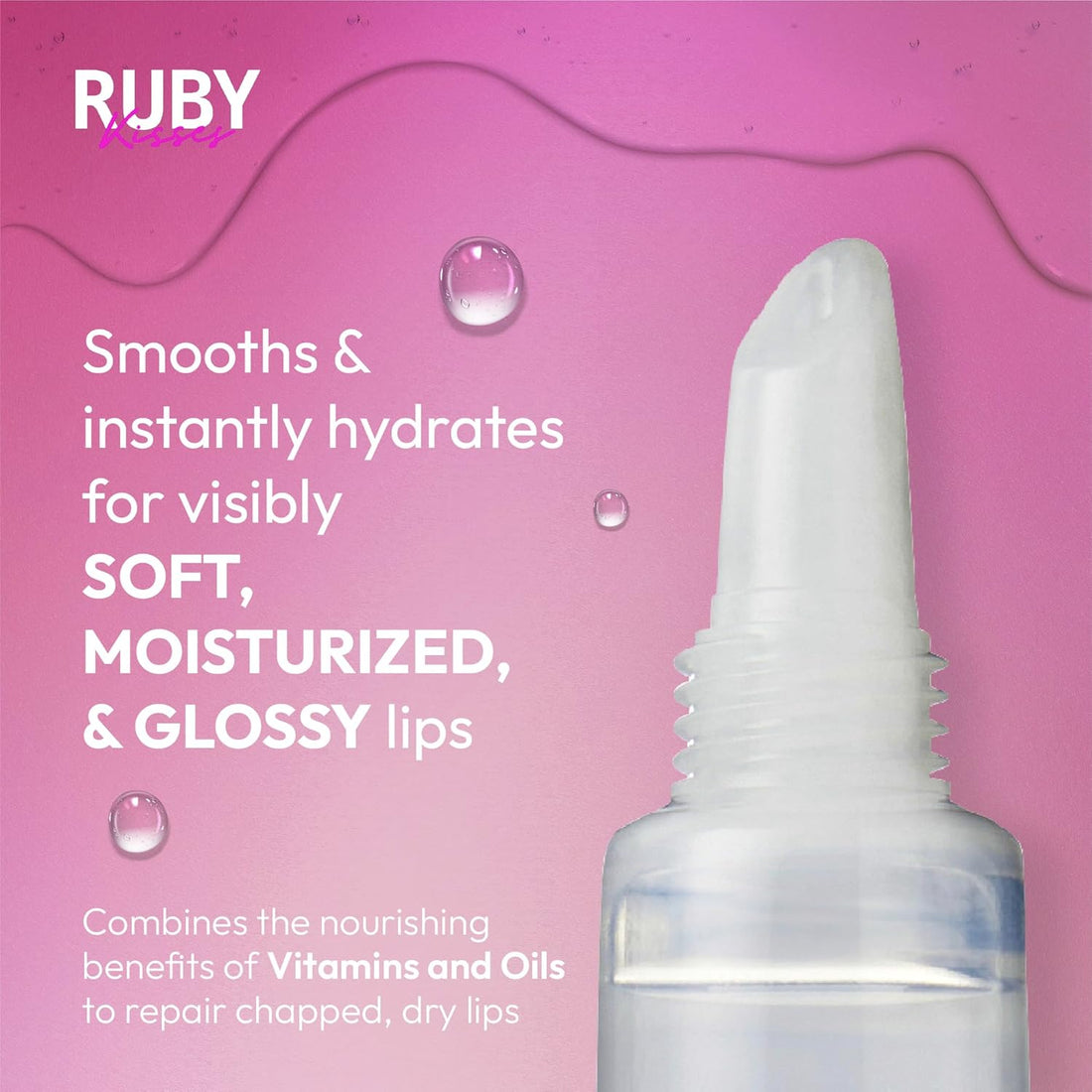 Ruby Kisses Hydrating Lip Gloss Clear Hydrating Lip Gloss (3 PACK)