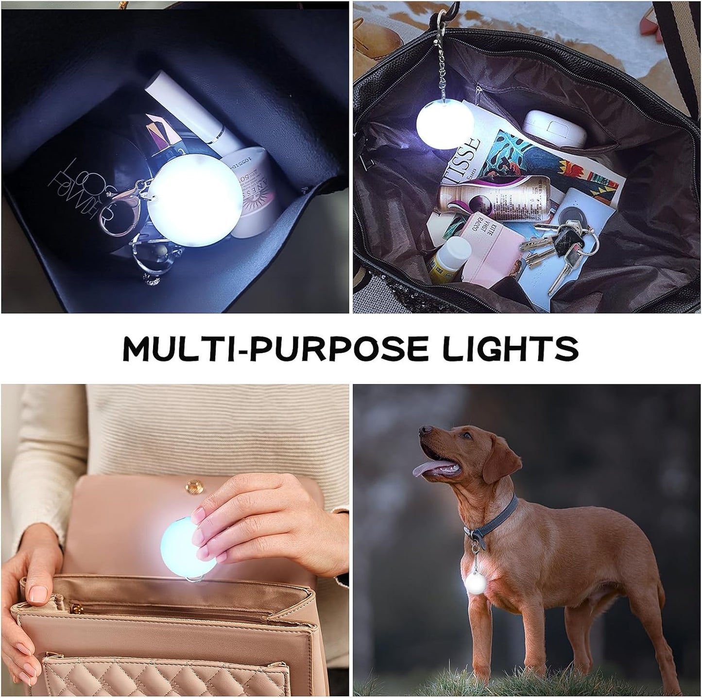 Cynlsum Purse Light Handbag Light with Automatic Sensor Bed Lamp Gift Ideas Purse Must Haves Accessories for Women