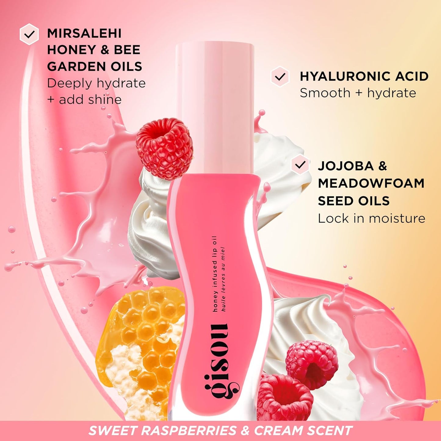 Gisou Honey Infused Hydrating Lip Oil