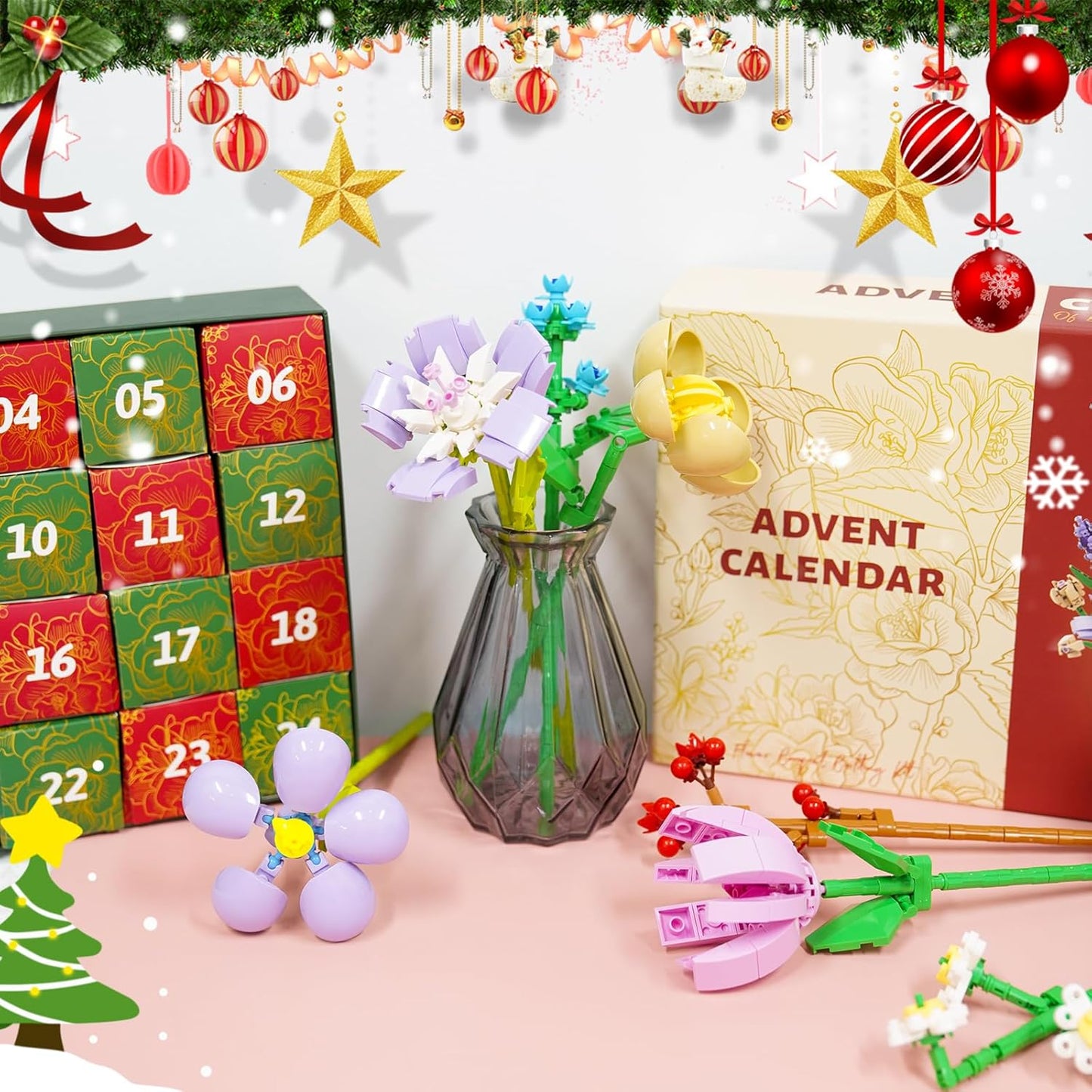 24 Day Flower Bouquet Advent Calendar