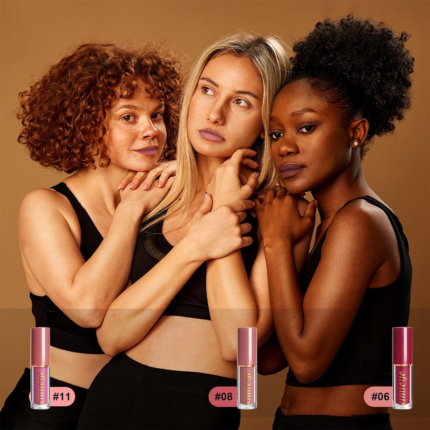 12-Color Matte Liquid Lipstick Kit – Long-Lasting 24H