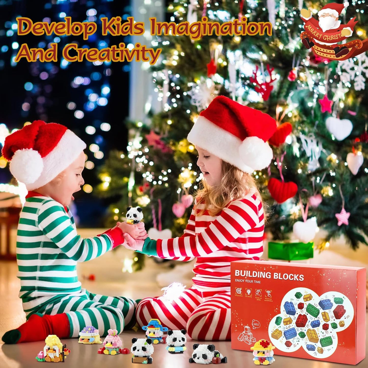Advent Calendar 2025 Kids Mini Building Blocks, 24 Days Small Advent Calendars