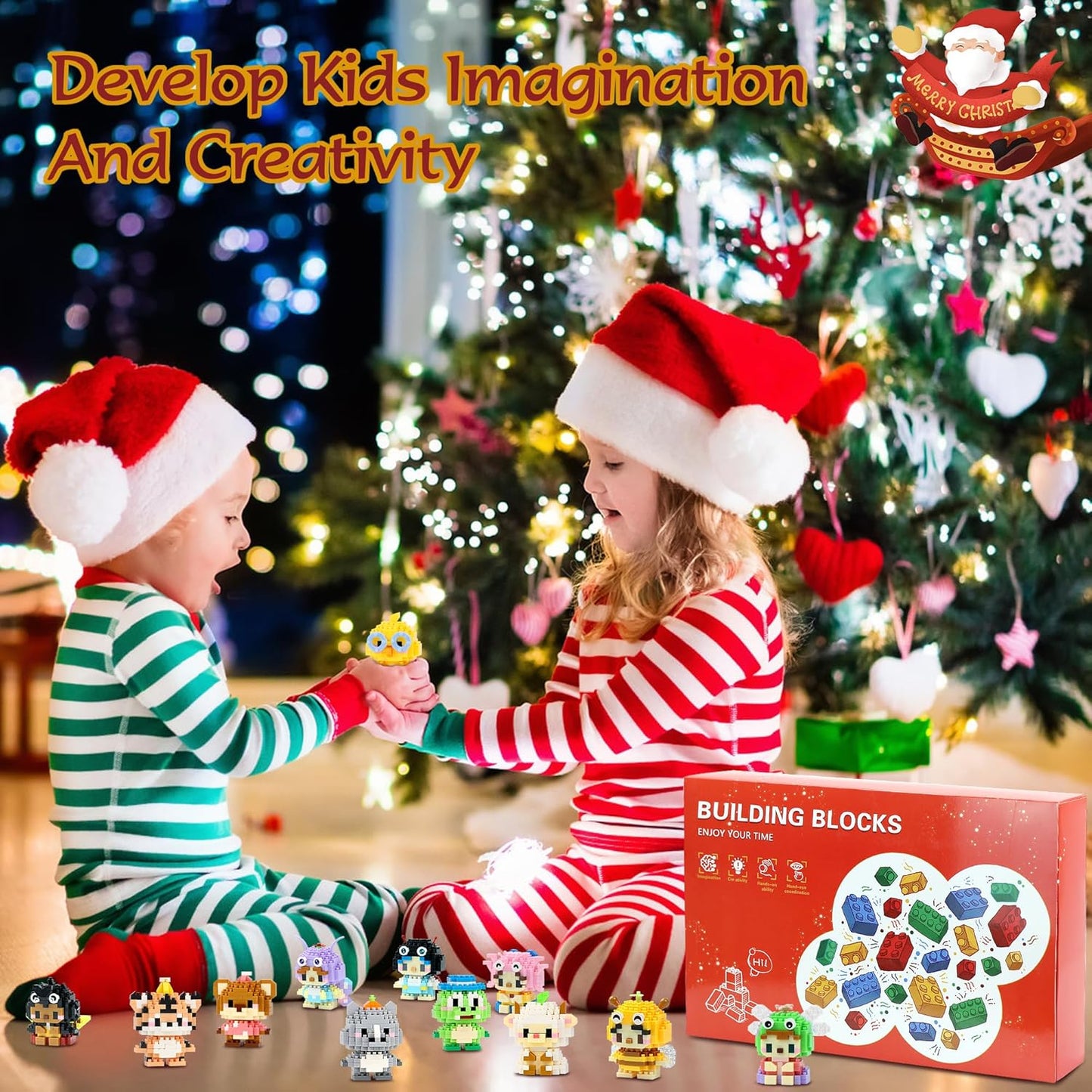 Advent Calendar 2025 Kids Mini Building Blocks, 24 Days Small Advent Calendars