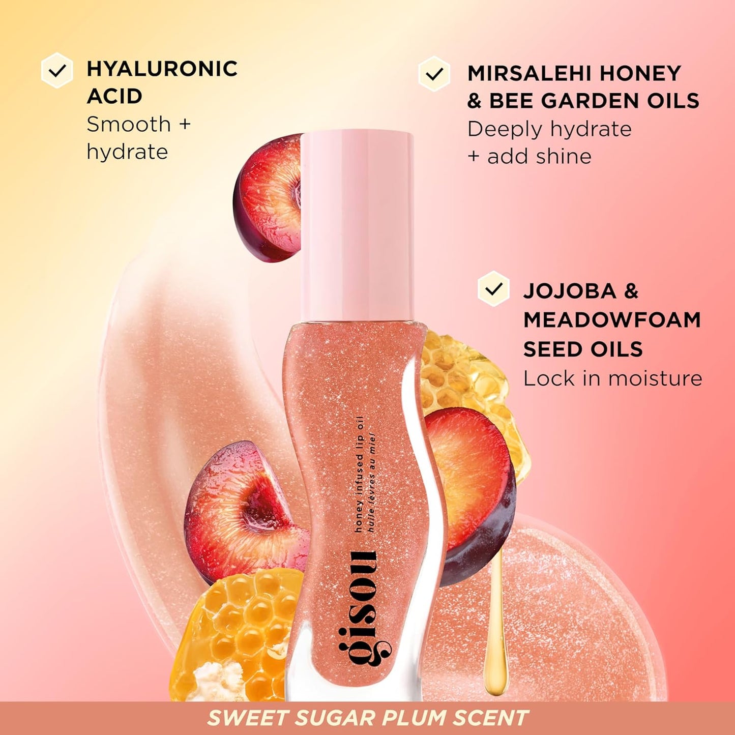 Gisou Honey Infused Hydrating Lip Oil