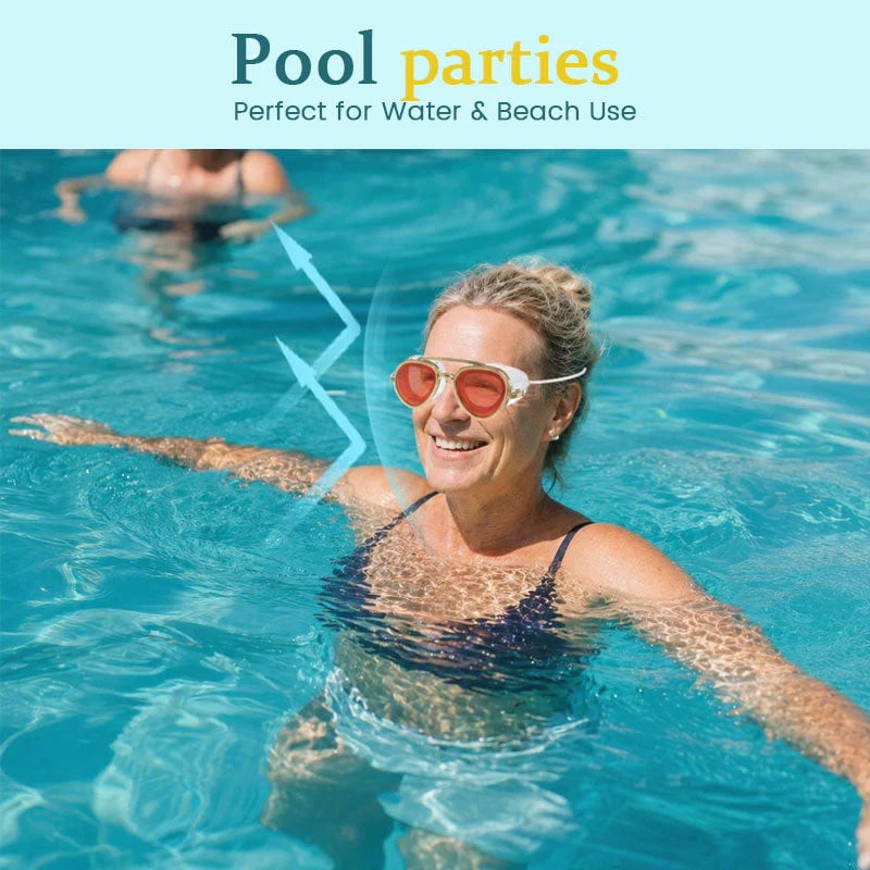 Stylish UV Protection Water Goggles, Anti-Glare Comfortable Beach Swimming Goggles