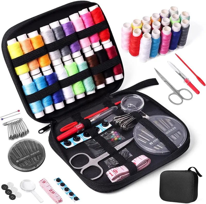 All-in-One Embroidery Stitch Book & Sewing Kit (86 PCS)