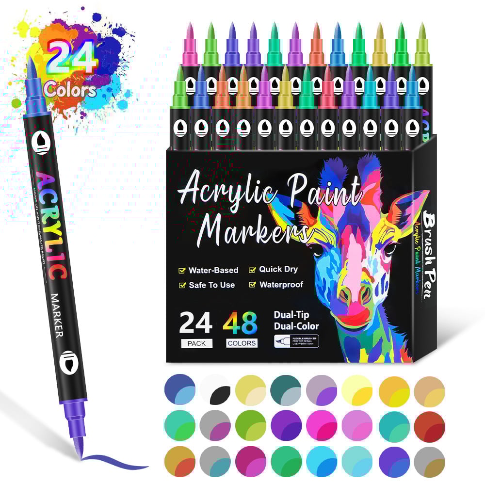 Double-Ended Art Markers for Professionals & Beginners!