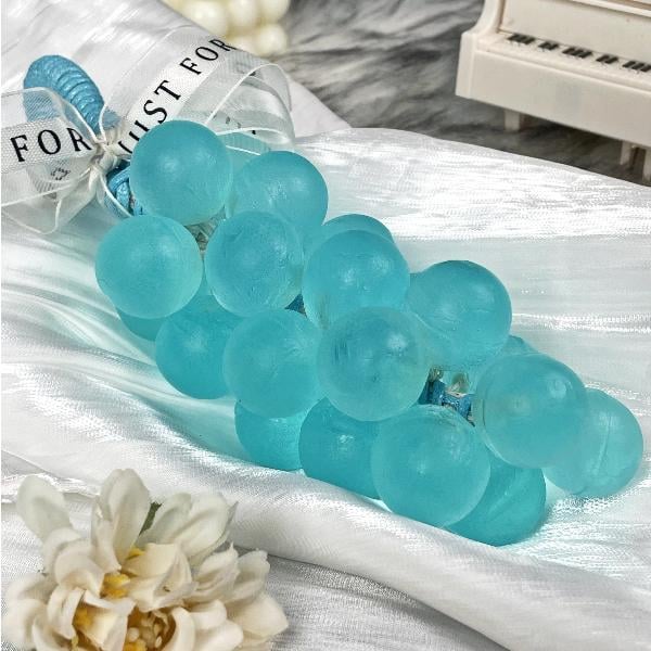 Personalized Original Handmade Crystal Grape Soap Gentle Cleansing Soap  (Single string: 25 pieces)