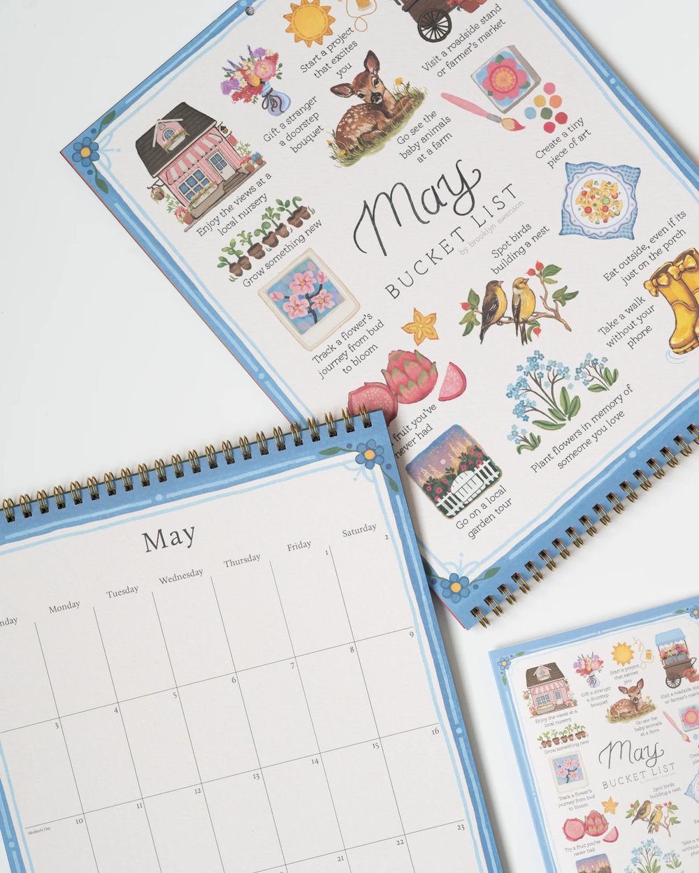 🌸 2026 Bucket List Wall Calendar - Celebration of Life’s Seasons📅