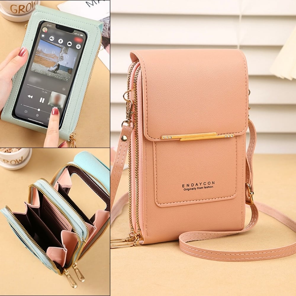 Women's Touch Screen Mobile Phone Messenger Bag New Fashion Key Change Bag