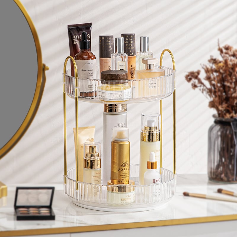 Rotating Makeup Organizer for Vanity