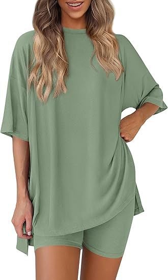 Women's Summer Casual Oversized Two-Piece Set