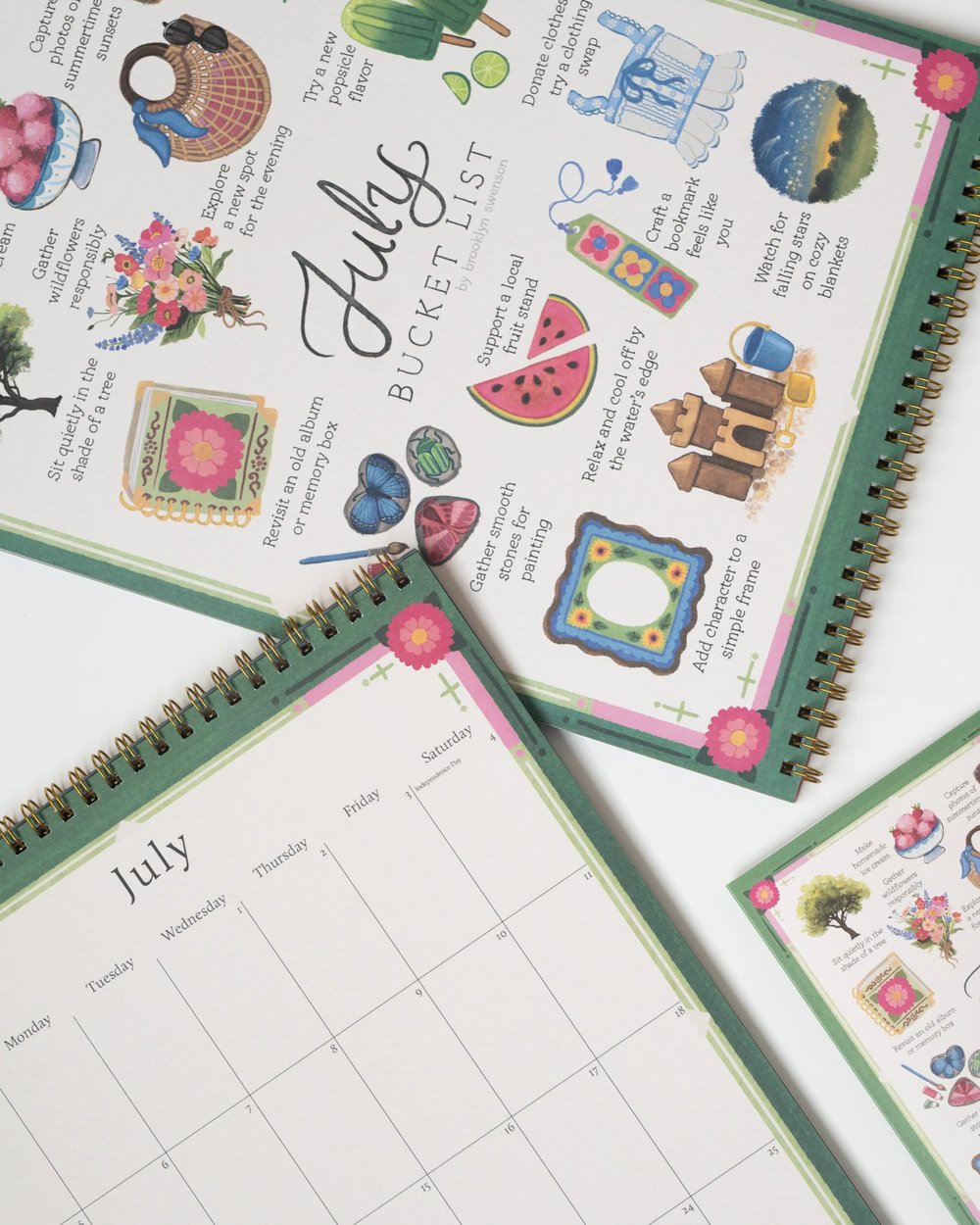 🌸 2026 Bucket List Wall Calendar - Celebration of Life’s Seasons📅