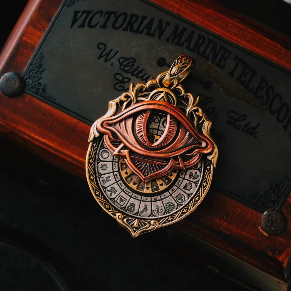 Handmade Tarot Vision Pendant: Connect to Cosmic Wisdom Anytime（Cheat Sheet Included)