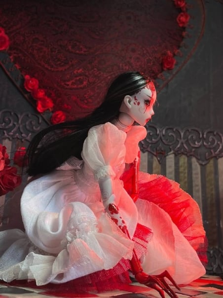 Whimsical Alice-Inspired Art Doll