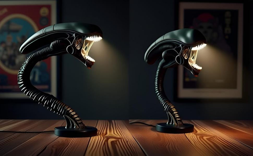 Unique Alien Creature Lamp Stand