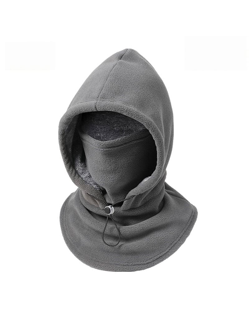 Fleece Double Layer Integrated Mask Hat
