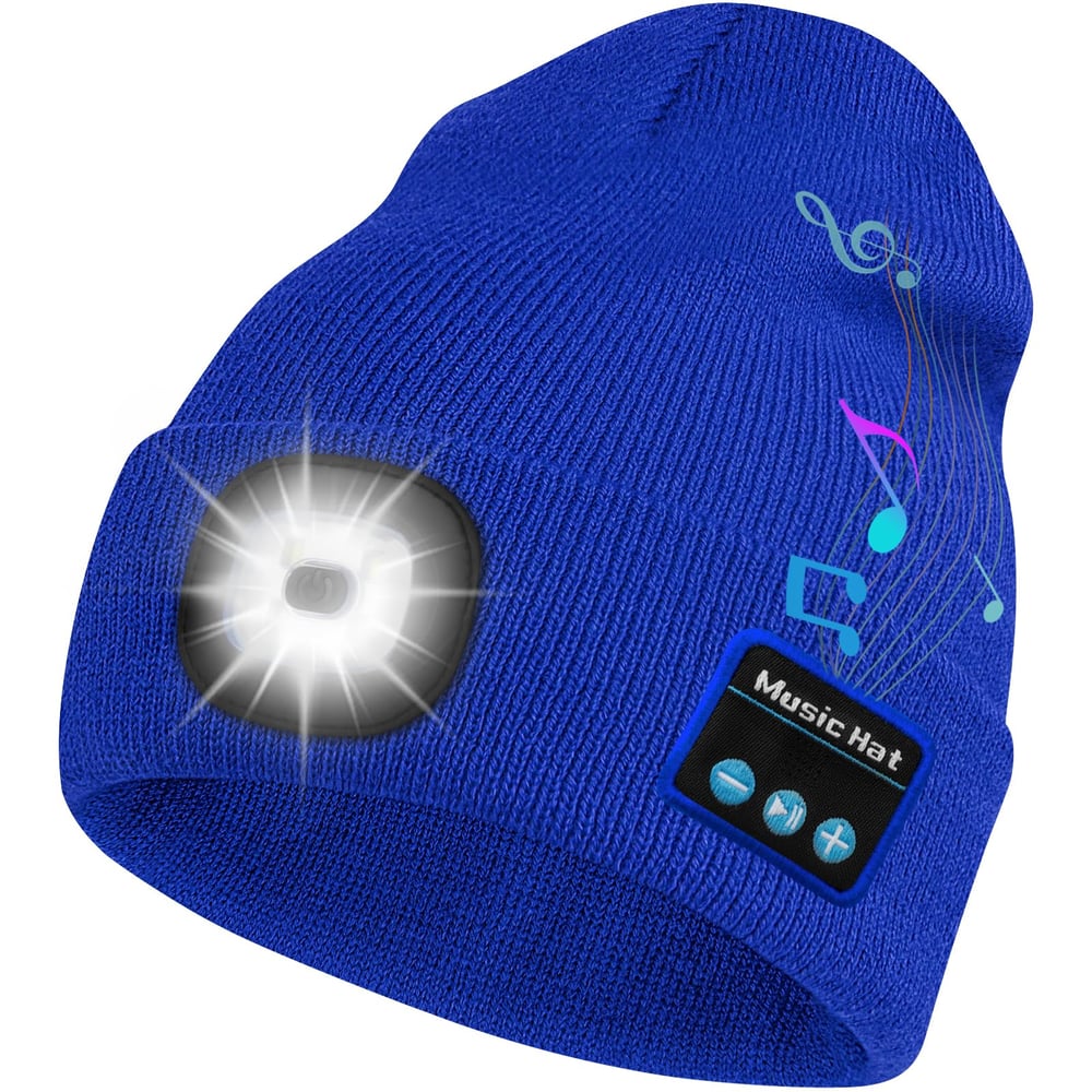 Bluetooth Beanie Hat with Light