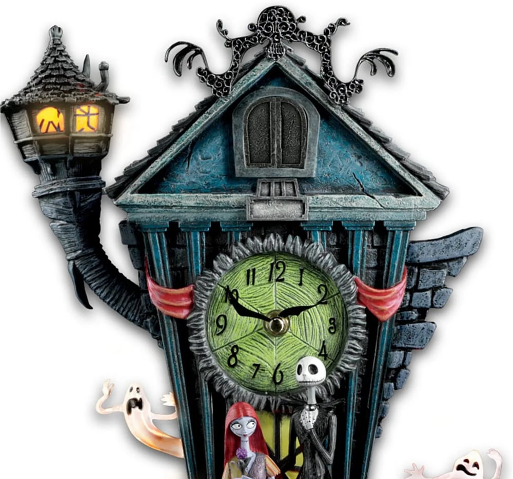 Halloween Wall Clock,Nightmare Before Christmas Cuckoo Clock