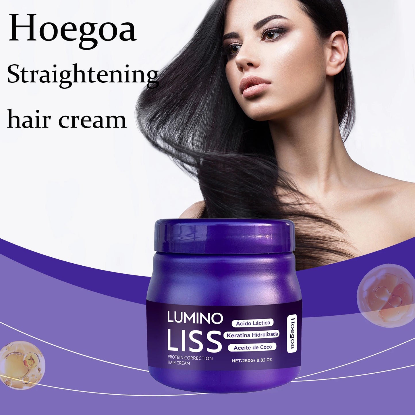 Protein Straightening Hair Cream Deep Nourishing Repair Damaged Hair
