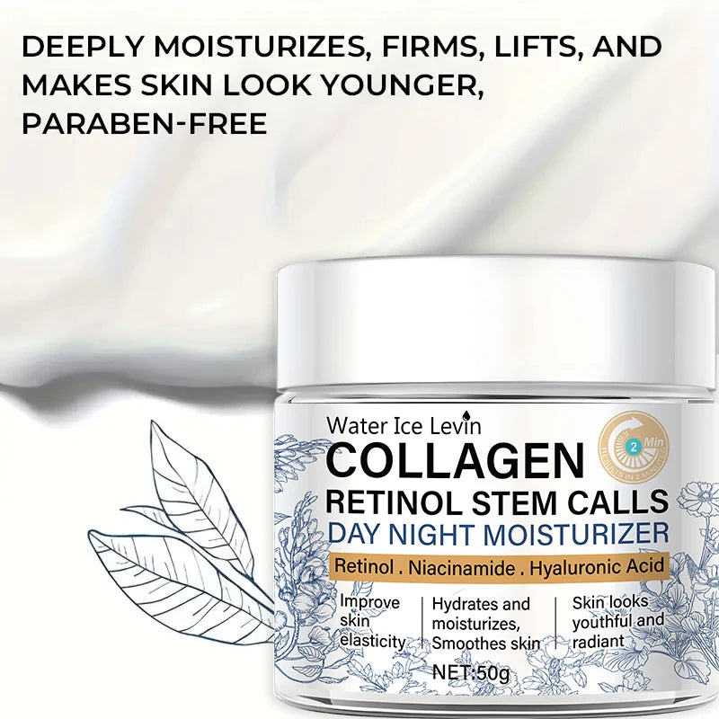 50g Collagen Retinol Dry Cell Day and Night Moisturizing Cream