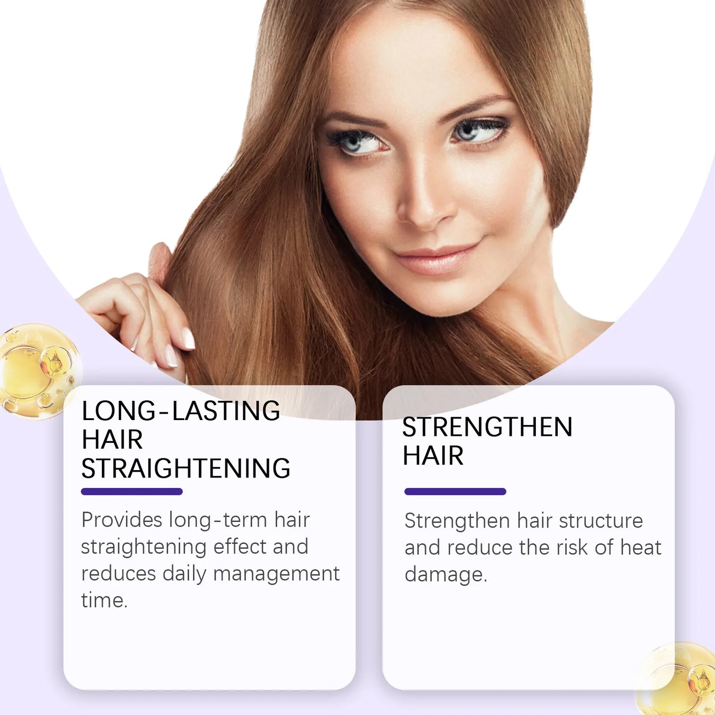 Protein Straightening Hair Cream Deep Nourishing Repair Damaged Hair