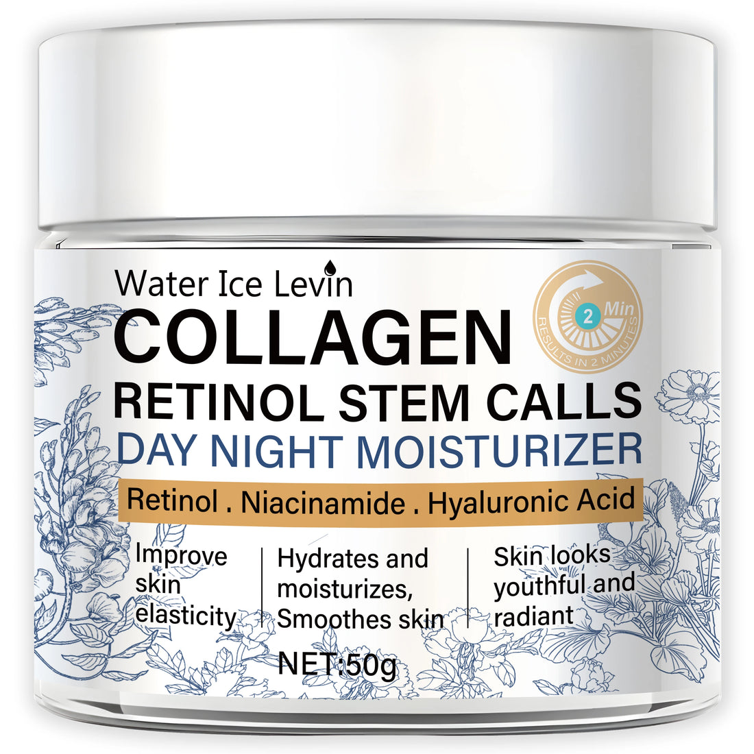 50g Collagen Retinol Dry Cell Day and Night Moisturizing Cream