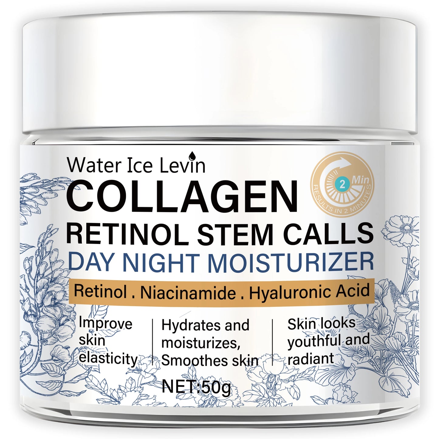 50g Collagen Retinol Dry Cell Day and Night Moisturizing Cream