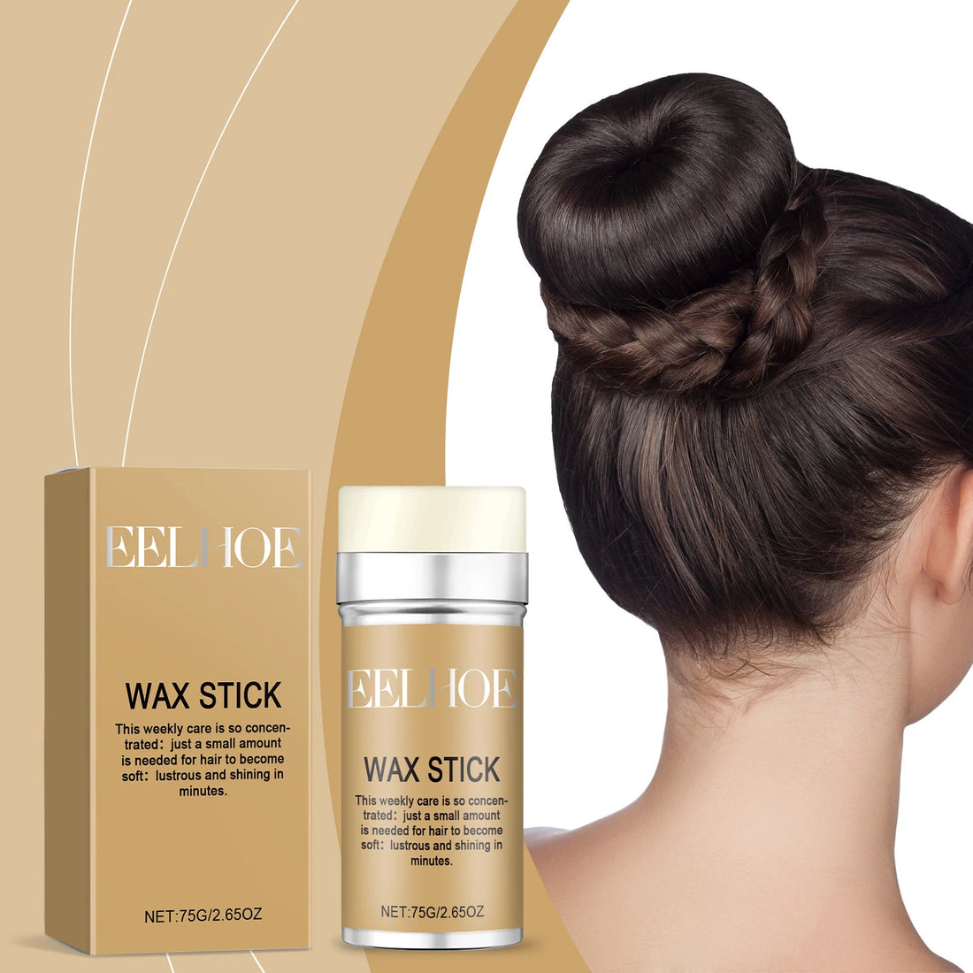 Hair Wax Stick Styling Anti Frizz Broken Hair Nourish Care