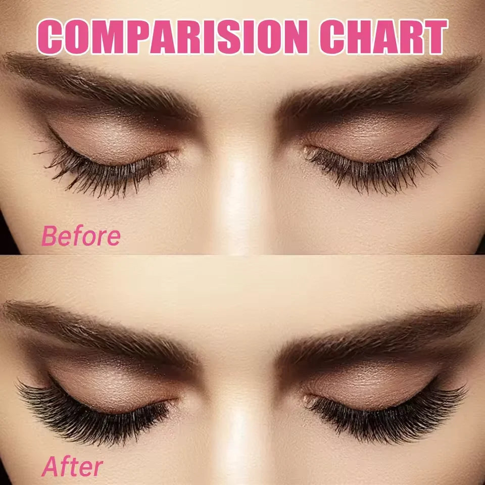 3D Cluster Lashes Kit 190PCS – DIY Lash Extensions with Bond & Seal