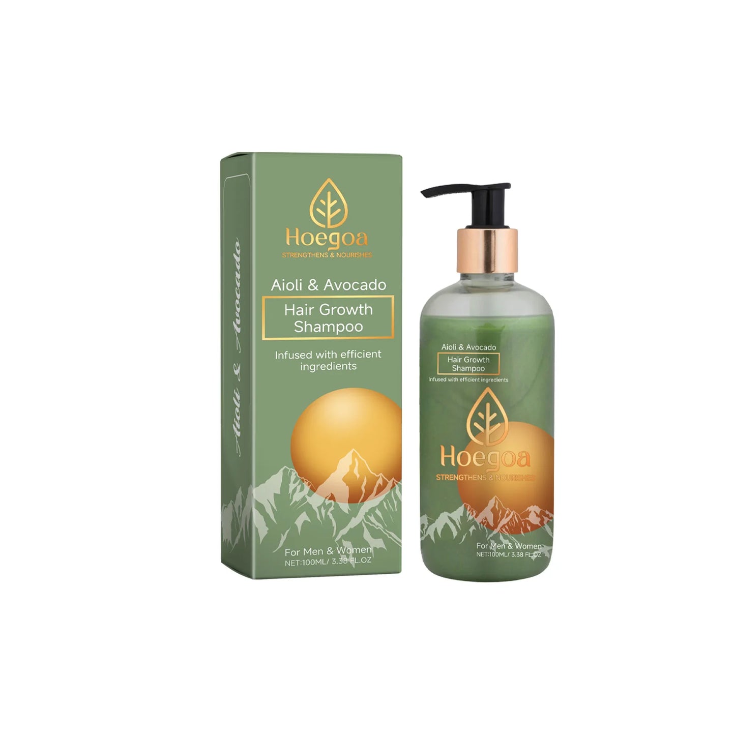 =Avocado Hair Growth Shampoo Strengthen Roots Oil