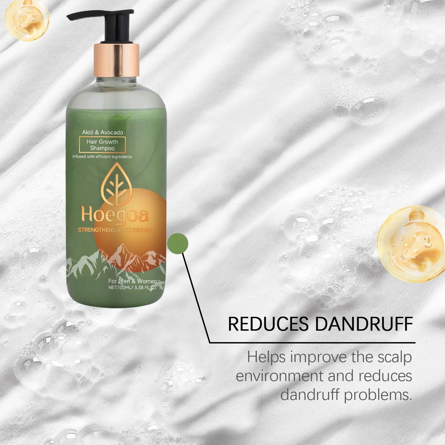 =Avocado Hair Growth Shampoo Strengthen Roots Oil