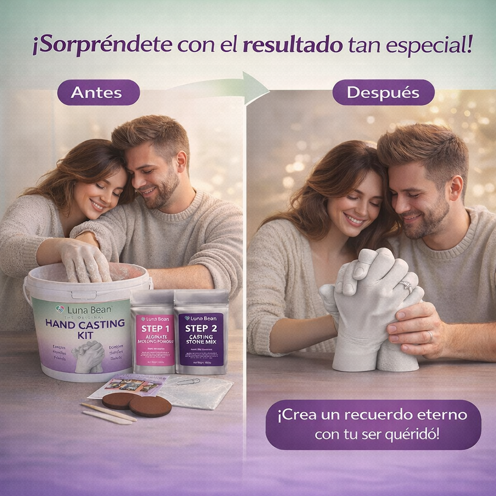 Kit para molde de manos
