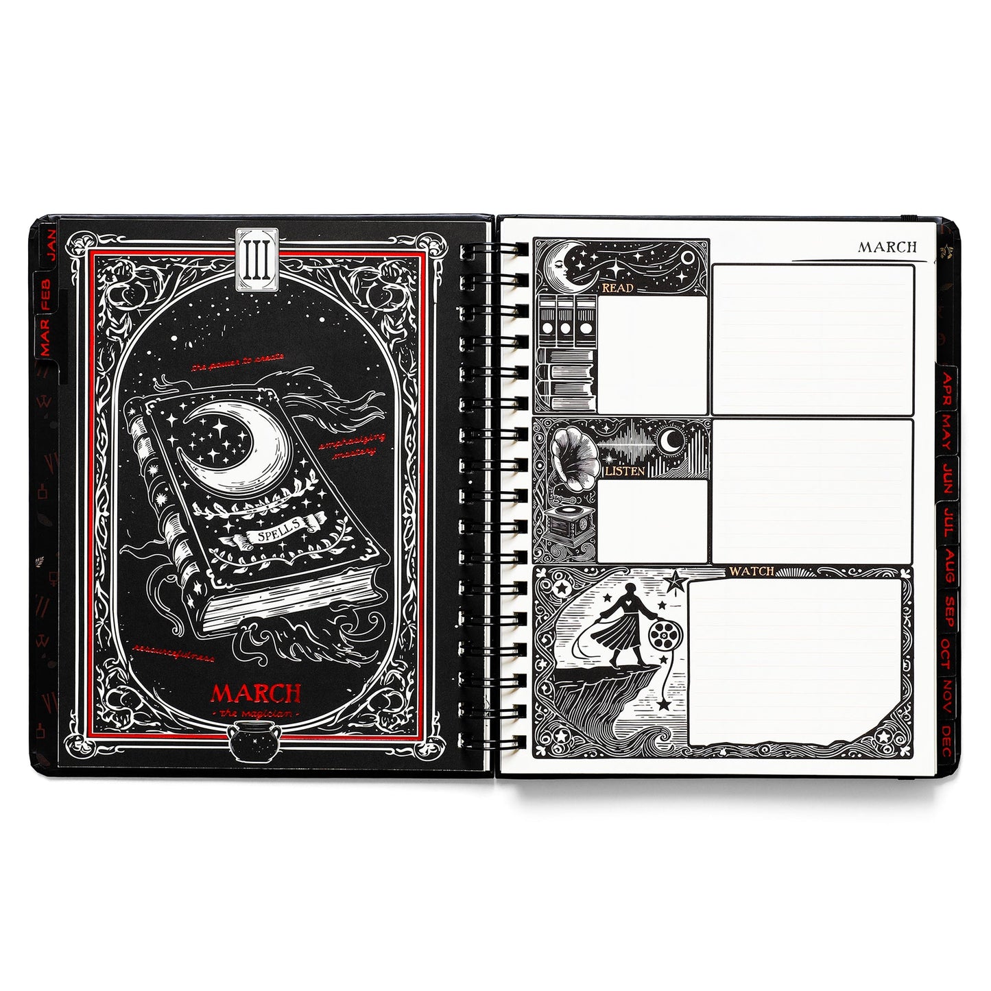 Waiting for the Night 2026 Weekly Planner