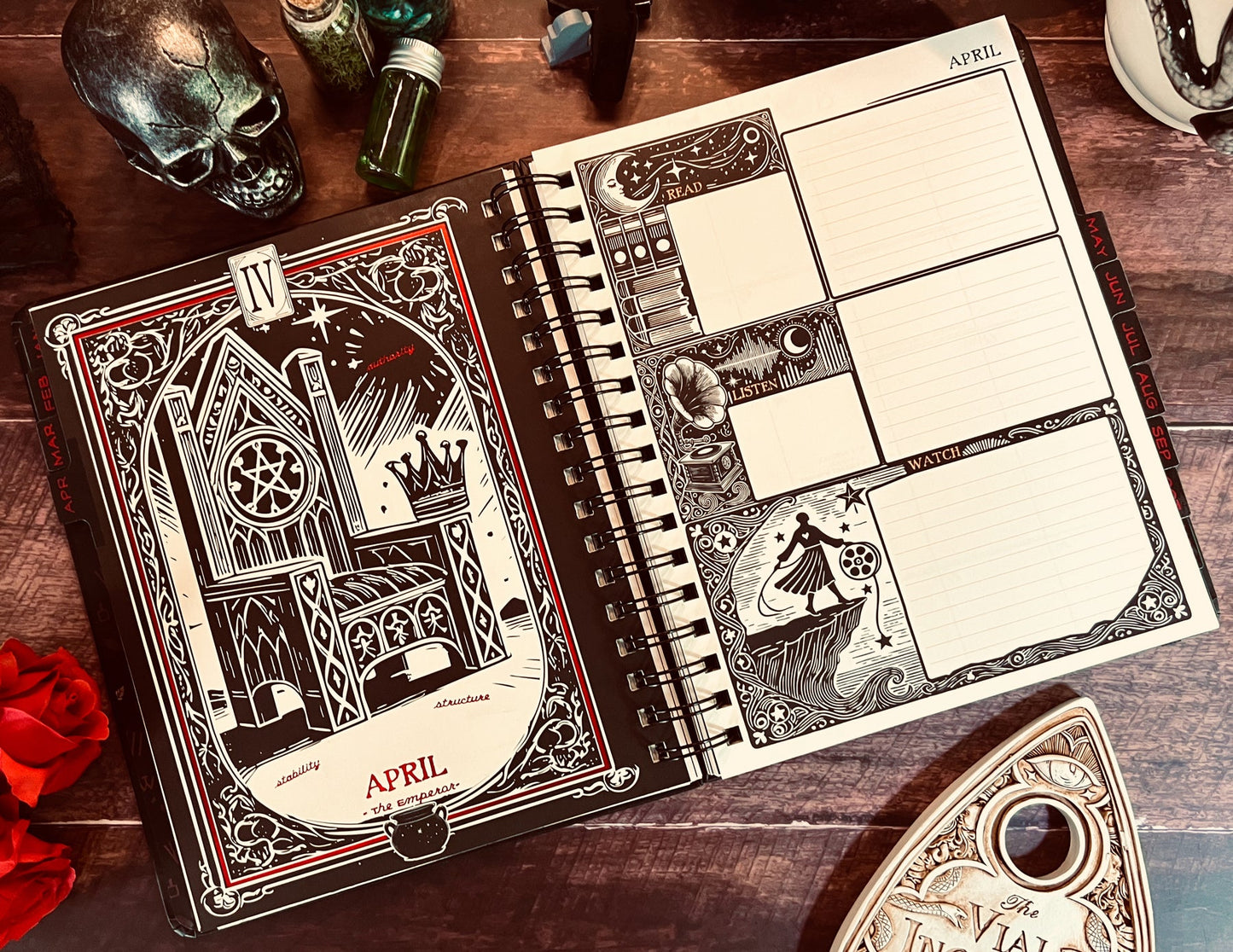 Waiting for the Night 2026 Weekly Planner