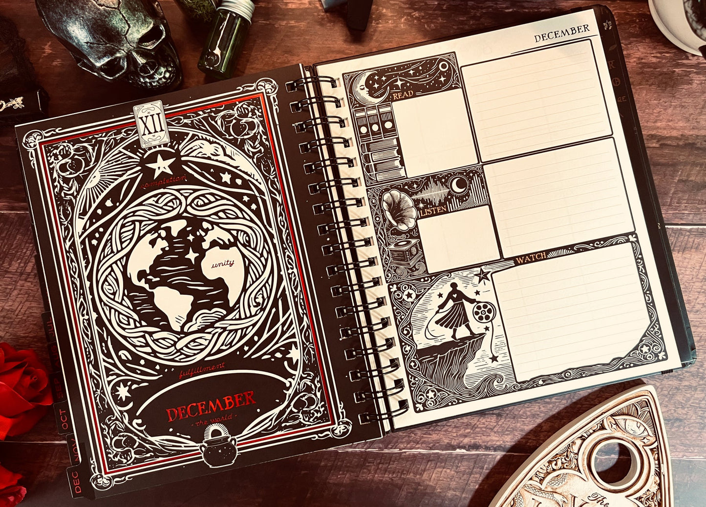 Waiting for the Night 2026 Weekly Planner