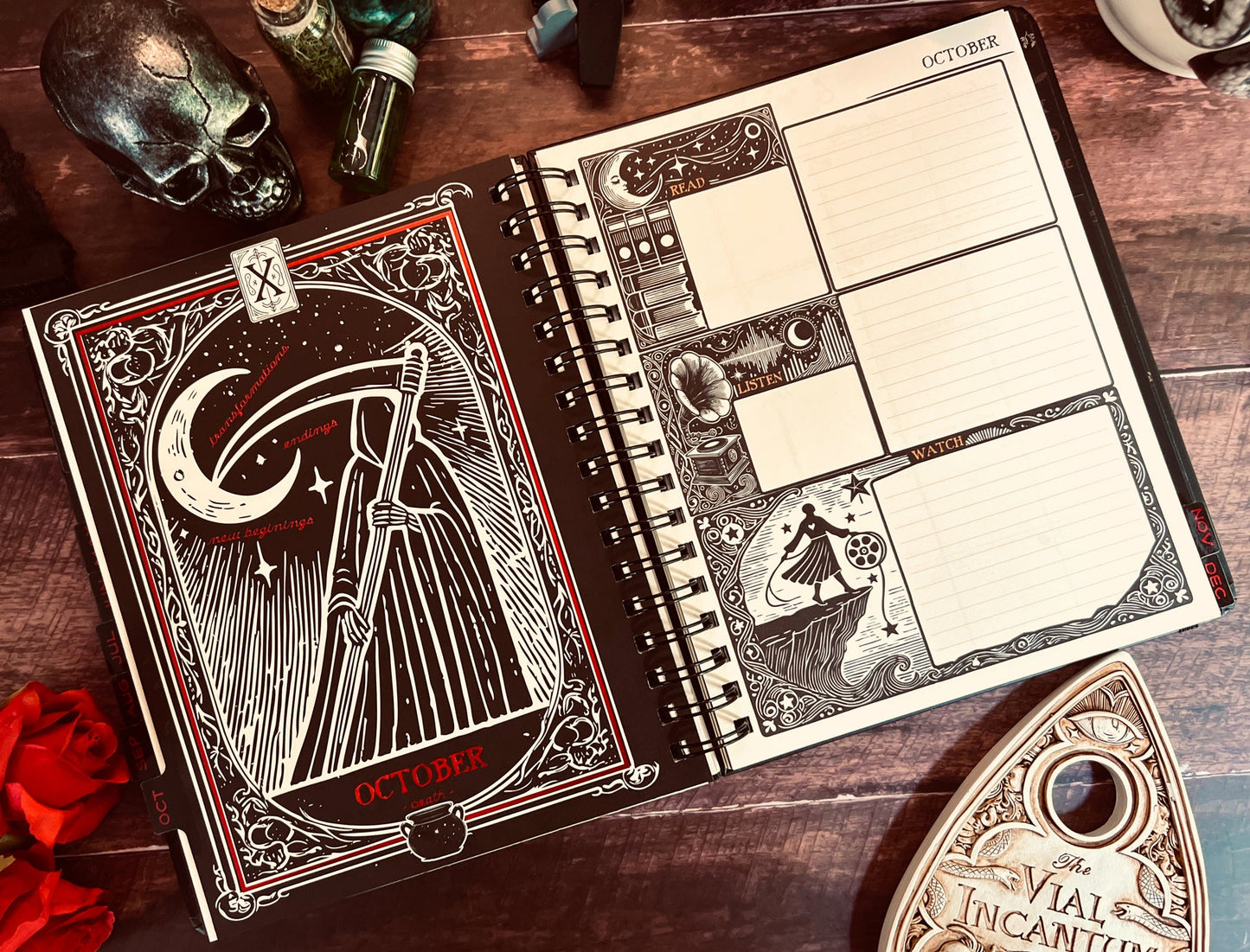 Waiting for the Night 2026 Weekly Planner