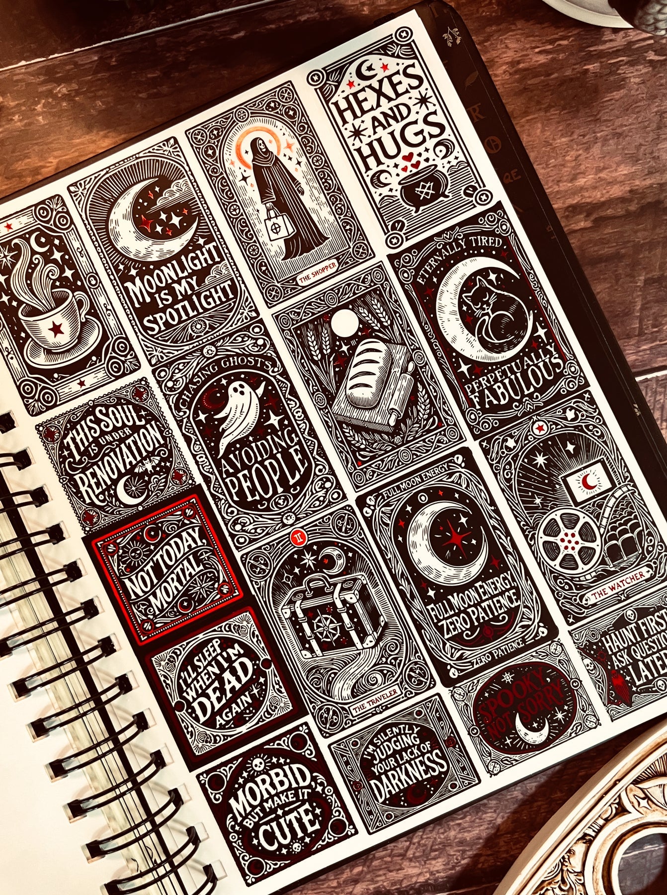 Waiting for the Night 2026 Weekly Planner