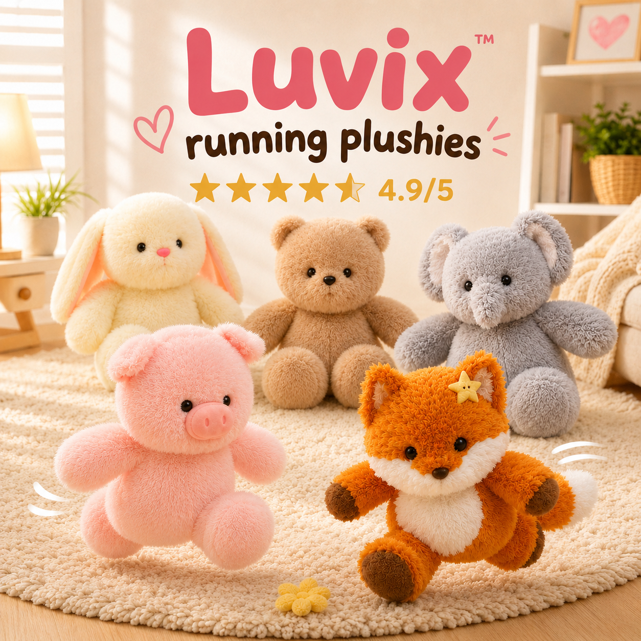 Luvix Running Plushies