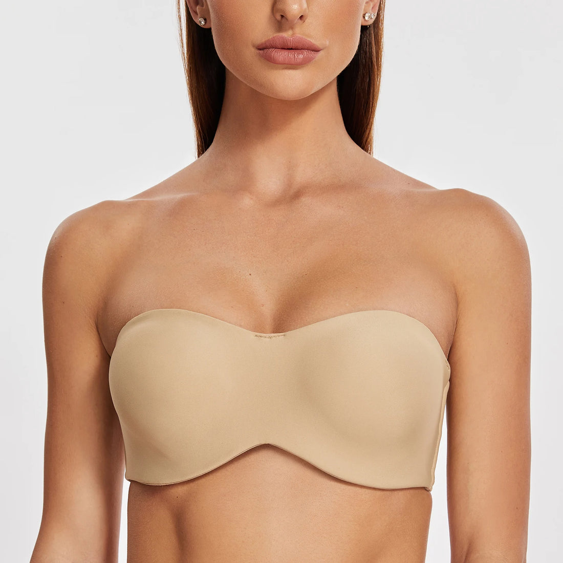 Underwire Strapless Minimizer Bra