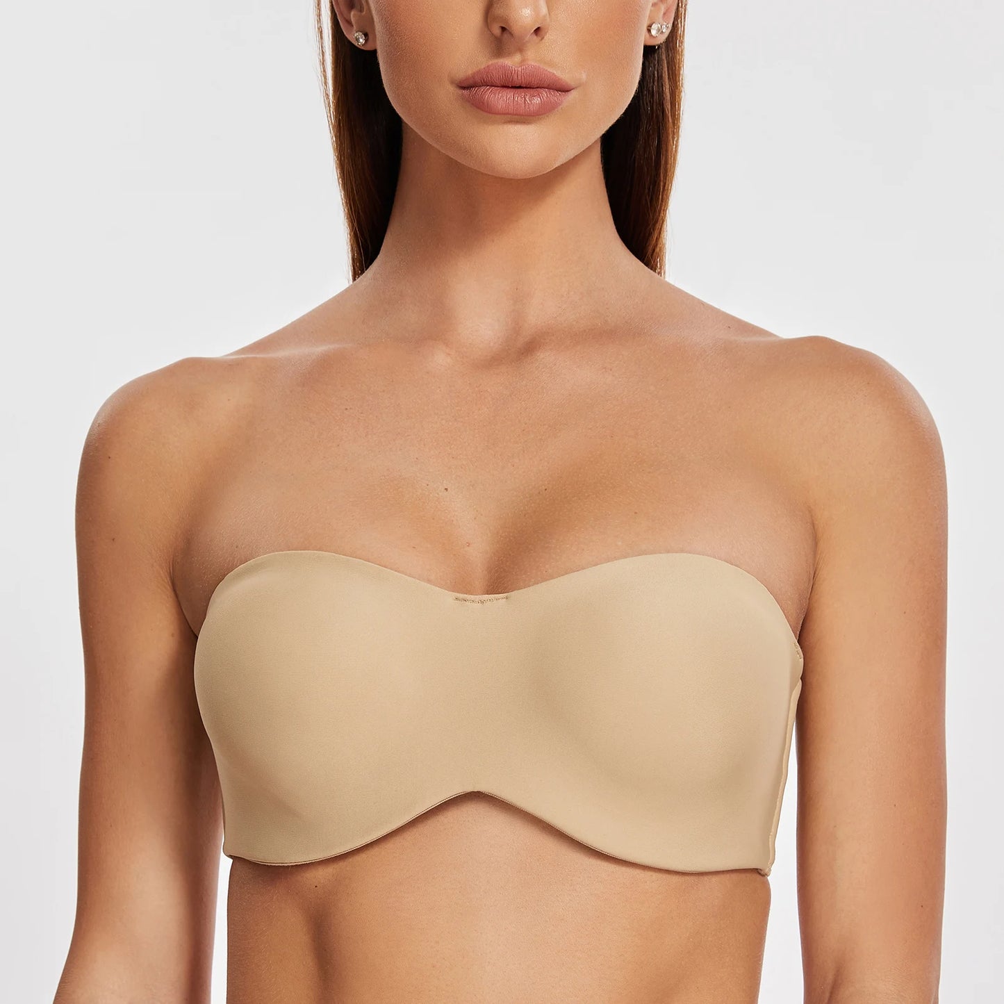 Underwire Strapless Minimizer Bra