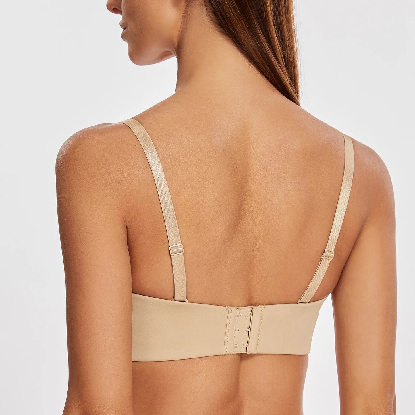 Underwire Strapless Minimizer Bra