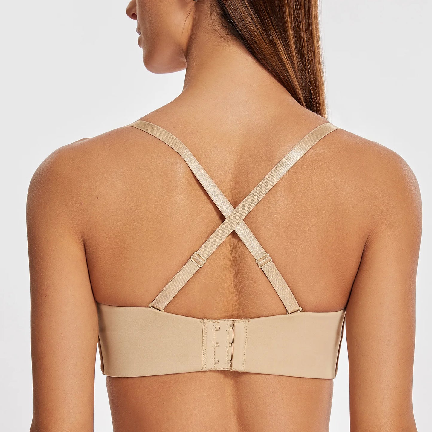 Underwire Strapless Minimizer Bra