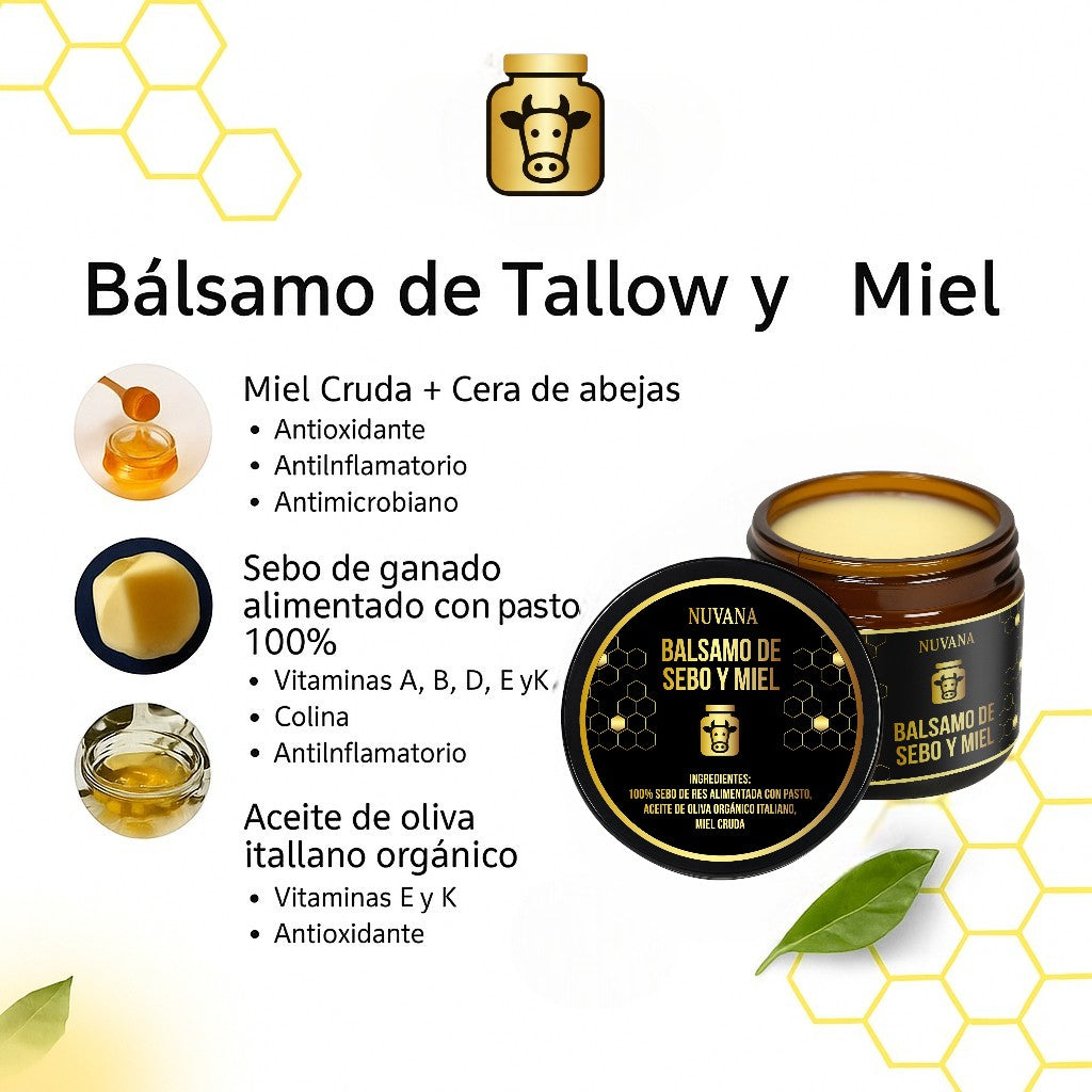 Nuvana Bálsamo de sebo de res