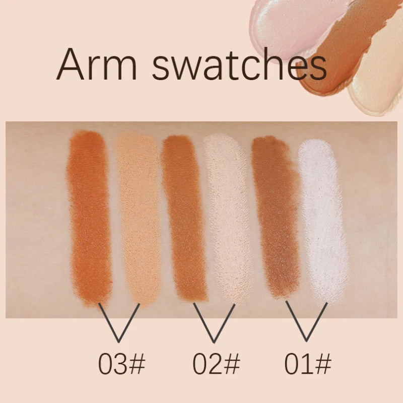 Face Freckles Double Head Concealer Pen Long Lasting White Dark Circles Corrector Contour Eye Stick Pencil