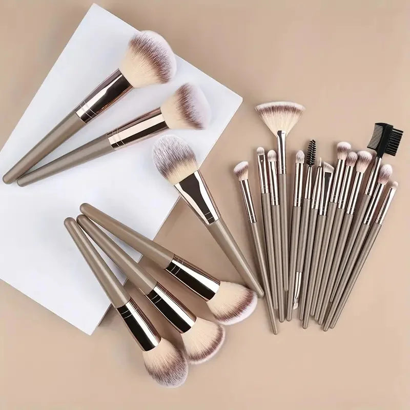 3-20Pcs Premium Foundation Makeup Brushes Set