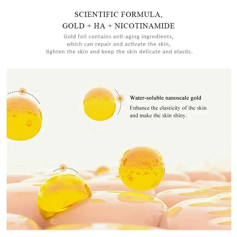 2PCS  24K Gold  Face Serum + Collagen Facial Serum